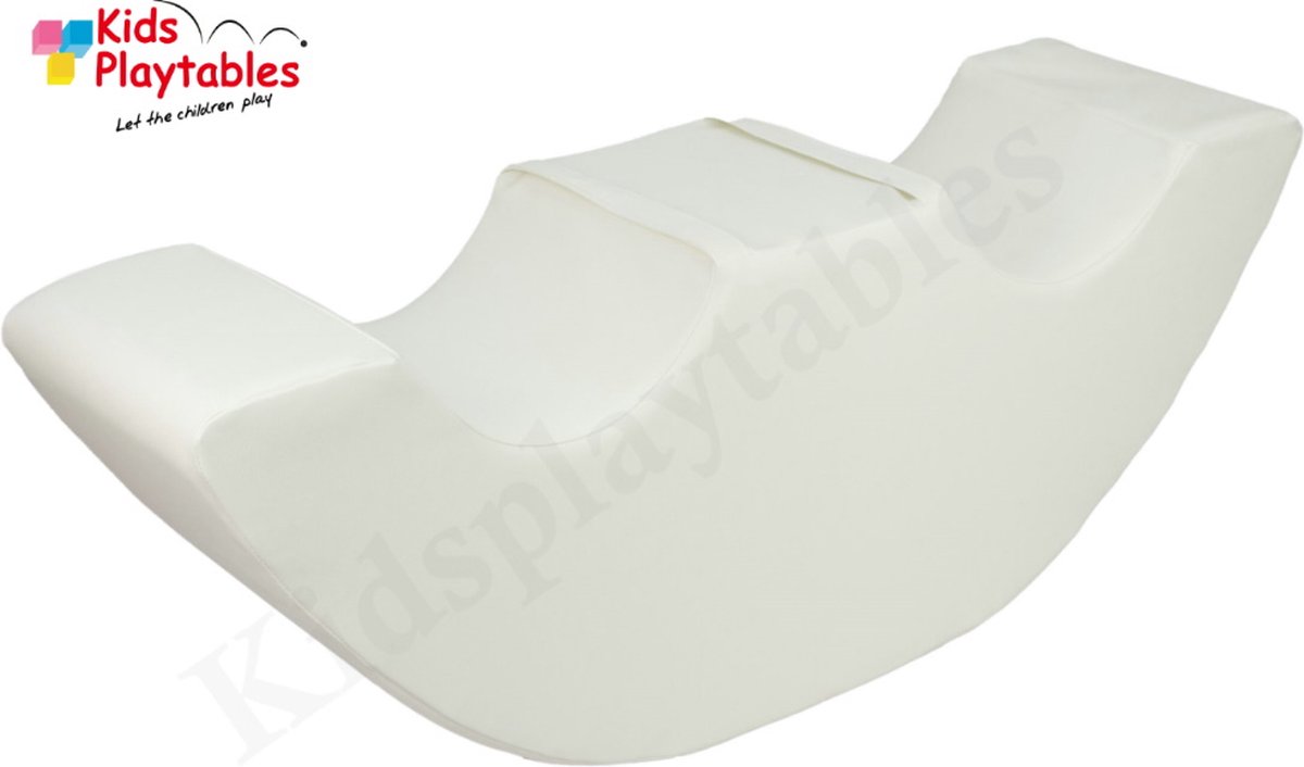 Soft Play Foam Schommelwip wit | rocker | wipwap | foamblokken | bouwblokken | Soft play speelgoed | schuimblokken